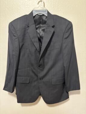 Men’s Jos A Bank Executive Linen/Wool Blazer Sports Coat Tailored Fit Jacket 40S